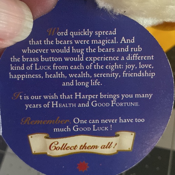 Vintage brass button jointed bear - Picture 12 of 12